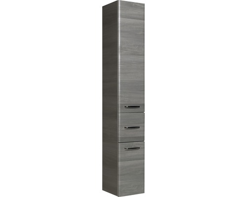 Pelipal Alika hoge kast, 30 cm breed, grafietstructuur, horizontaal gedemonteerd