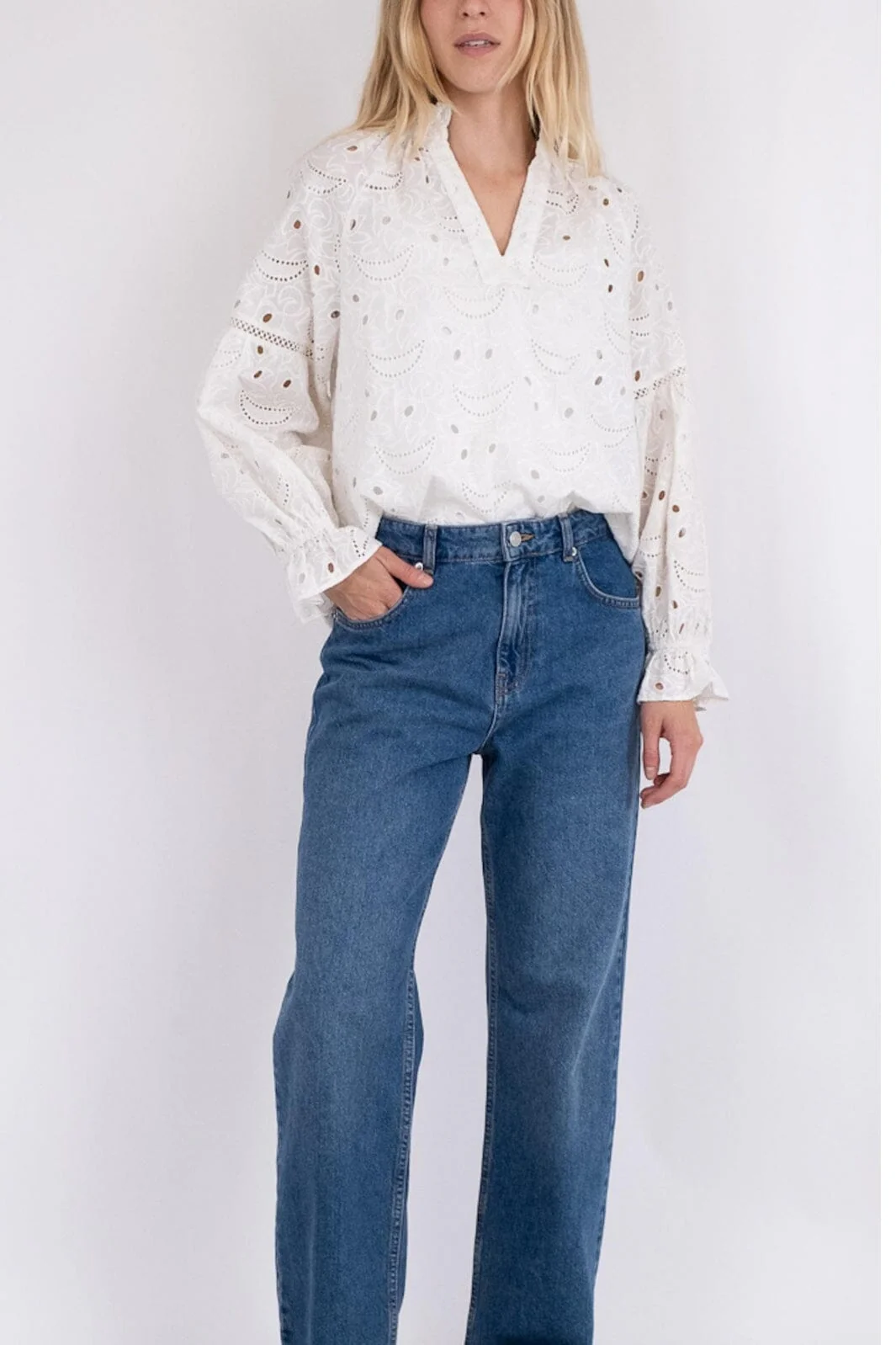 Neo Noir Simona D Pants blue