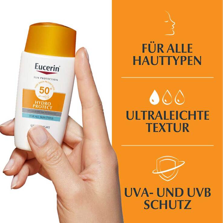 Eucerin Sun Fluid Hydro Protect Face LSF 50 + , 50 ml