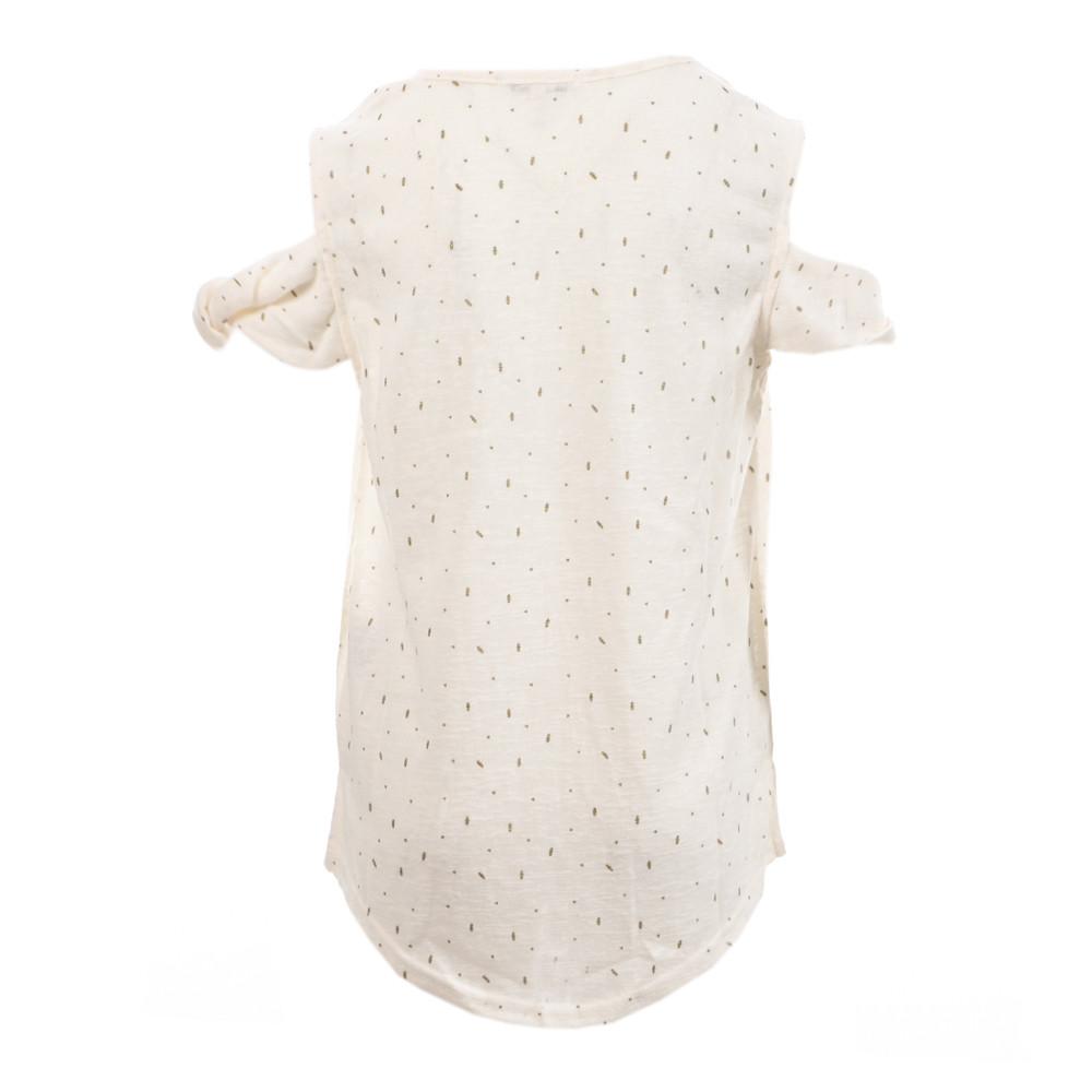 Teddy Smith T-shirt Blanc Imprimé Fille Teddy Smith Tovina