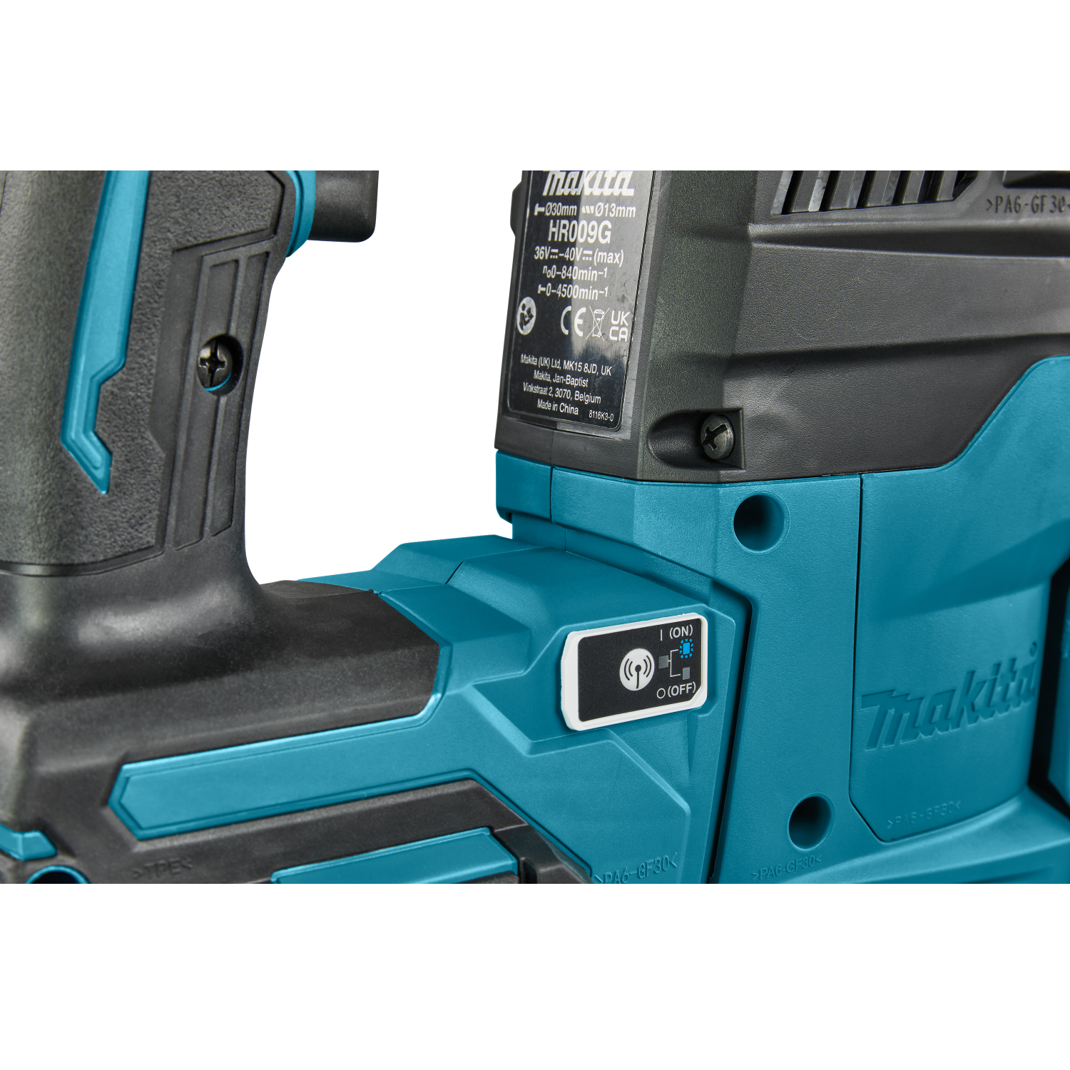 Makita HR009GZ02 XGT 40V Max Combihamer body met stofafzuiging in kunststof koffer - 3,9 J
