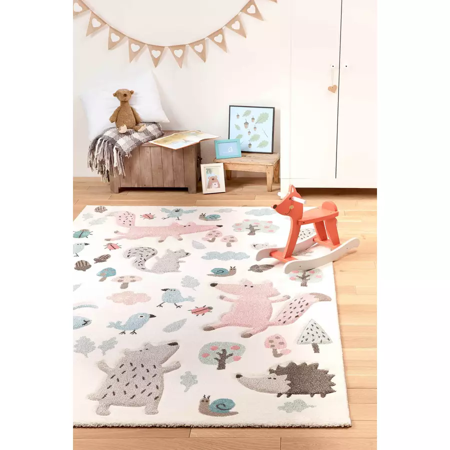 Sigikid Kinderteppich Forest weiß