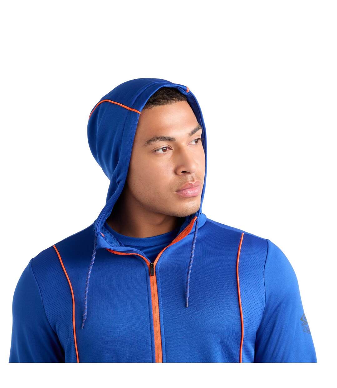 Umbro - Veste à capuche PRO - Homme (Bleu foncé / Orange) - UTUO1719