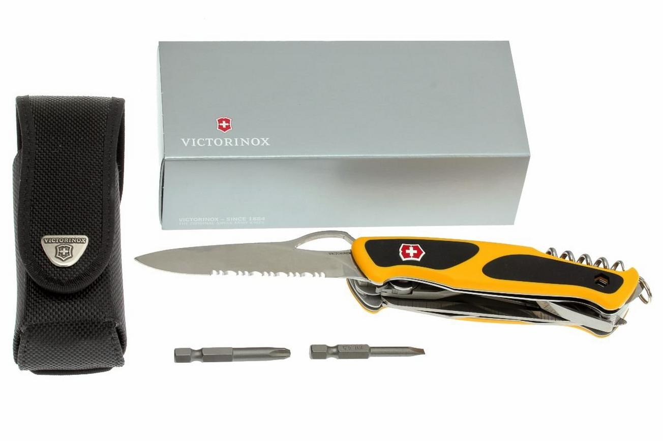 Victorinox Rangergrip Boatsman geel-zwart 0.9798.MWC8 Zwitsers zakmes