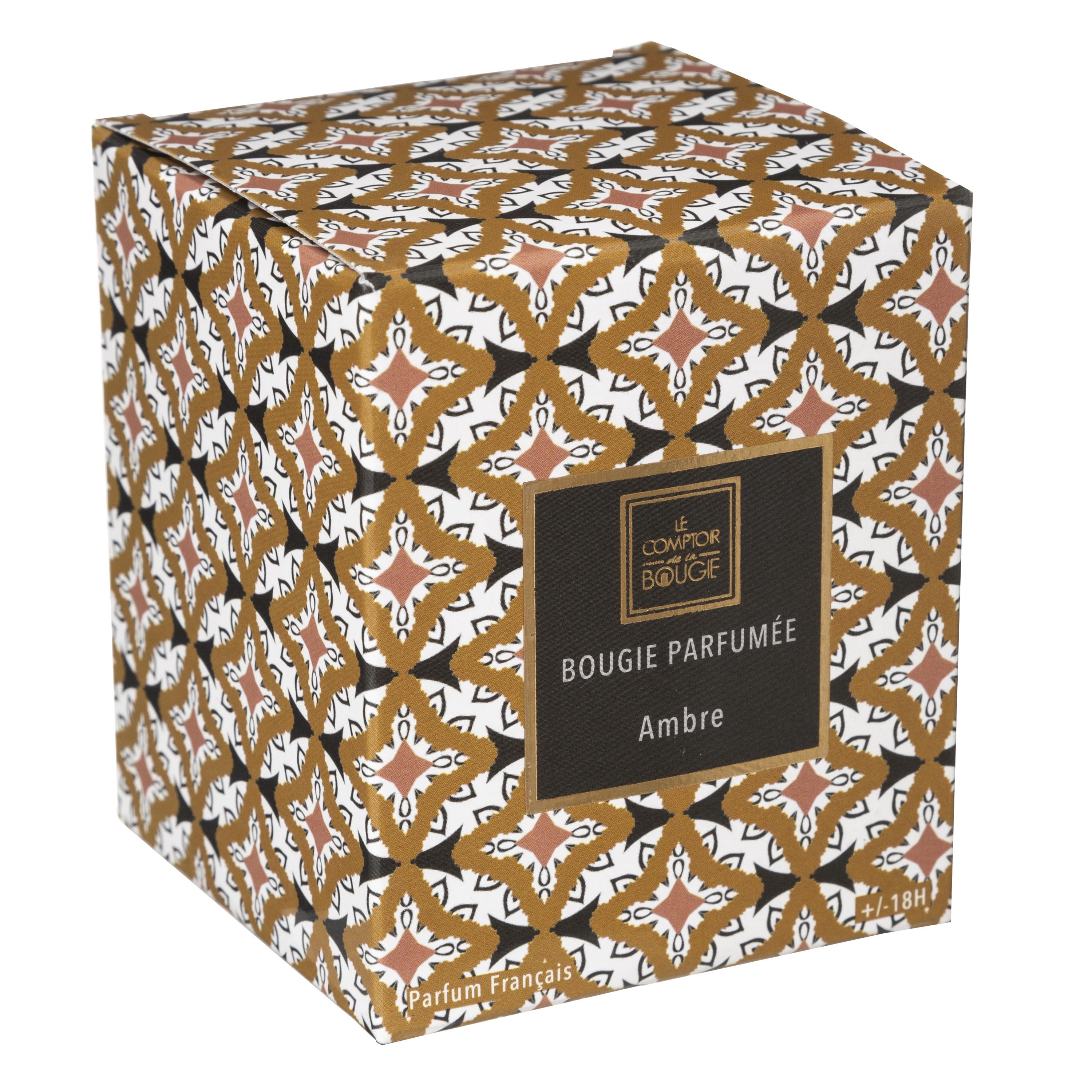 BOUGIE PARFUMEE VERRE AMBRE NEDA 110G
