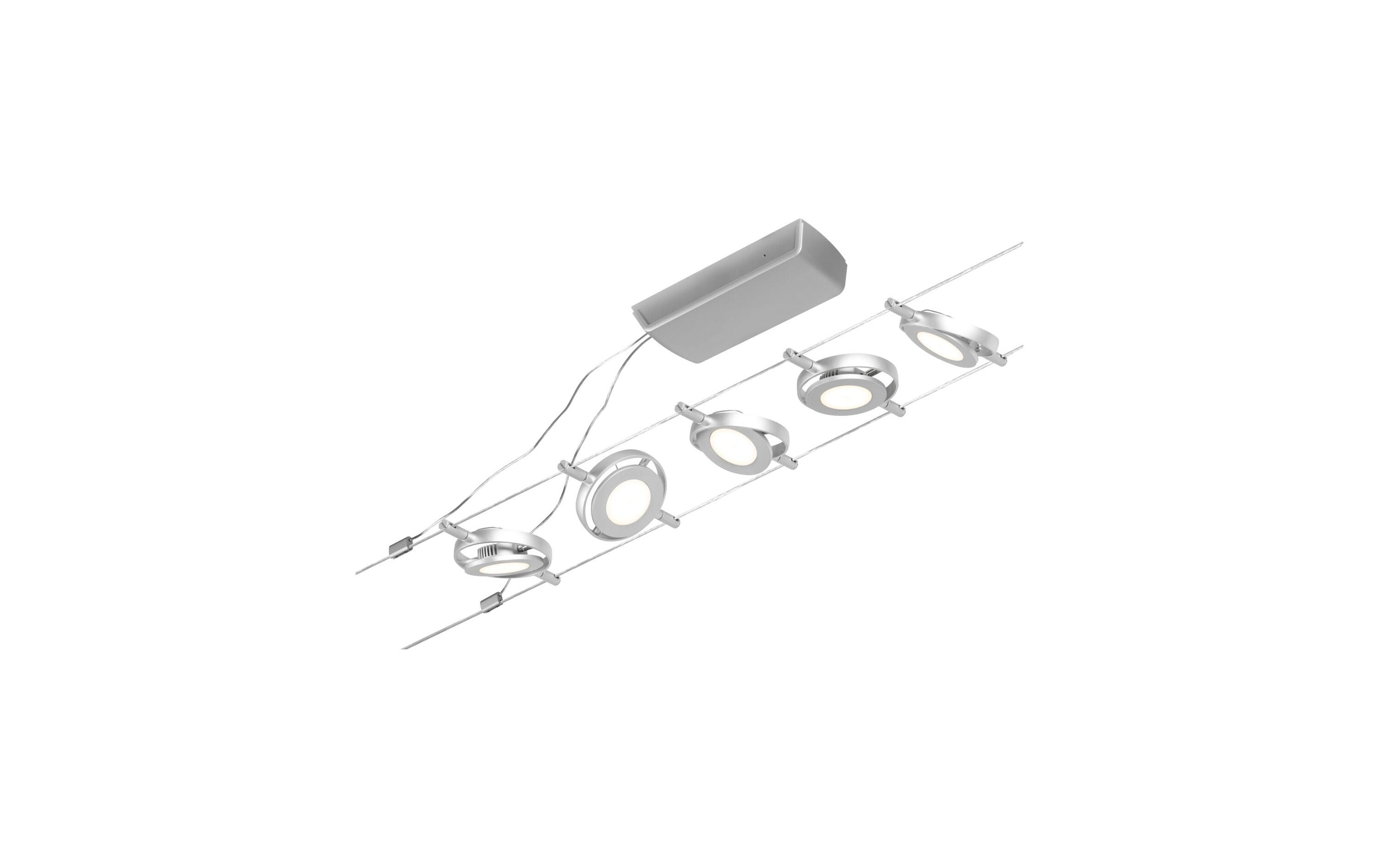 CorDuo LED Seilsystem RoundMac Basisset 5 x 200 lm<br>Schienenlichtschranke