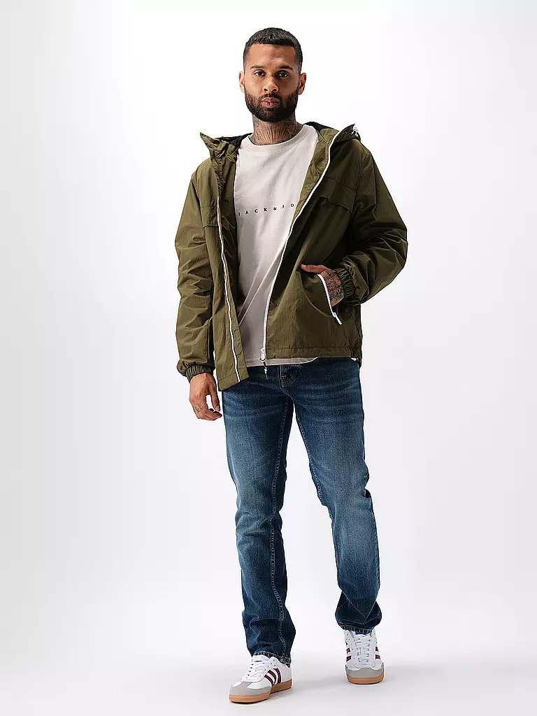 TOMMY JEANS Windbreaker CHICAGO olive