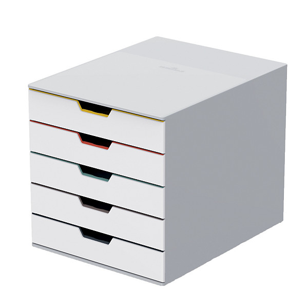 Module de classement Varicolor® Mix 5 tiroirs coloris gris