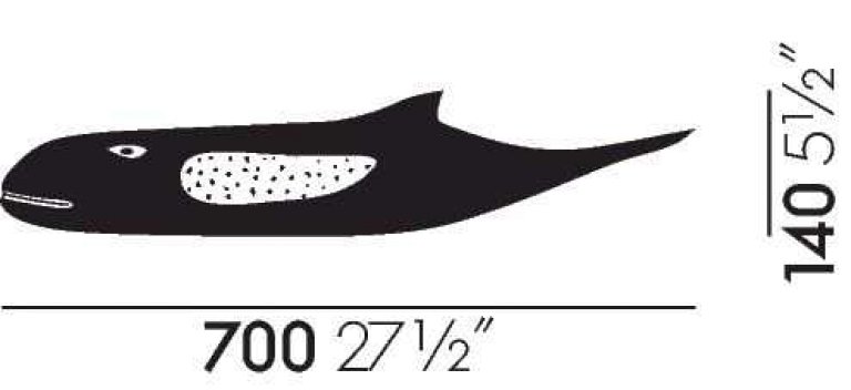 Vitra Eames House Whale decoratie