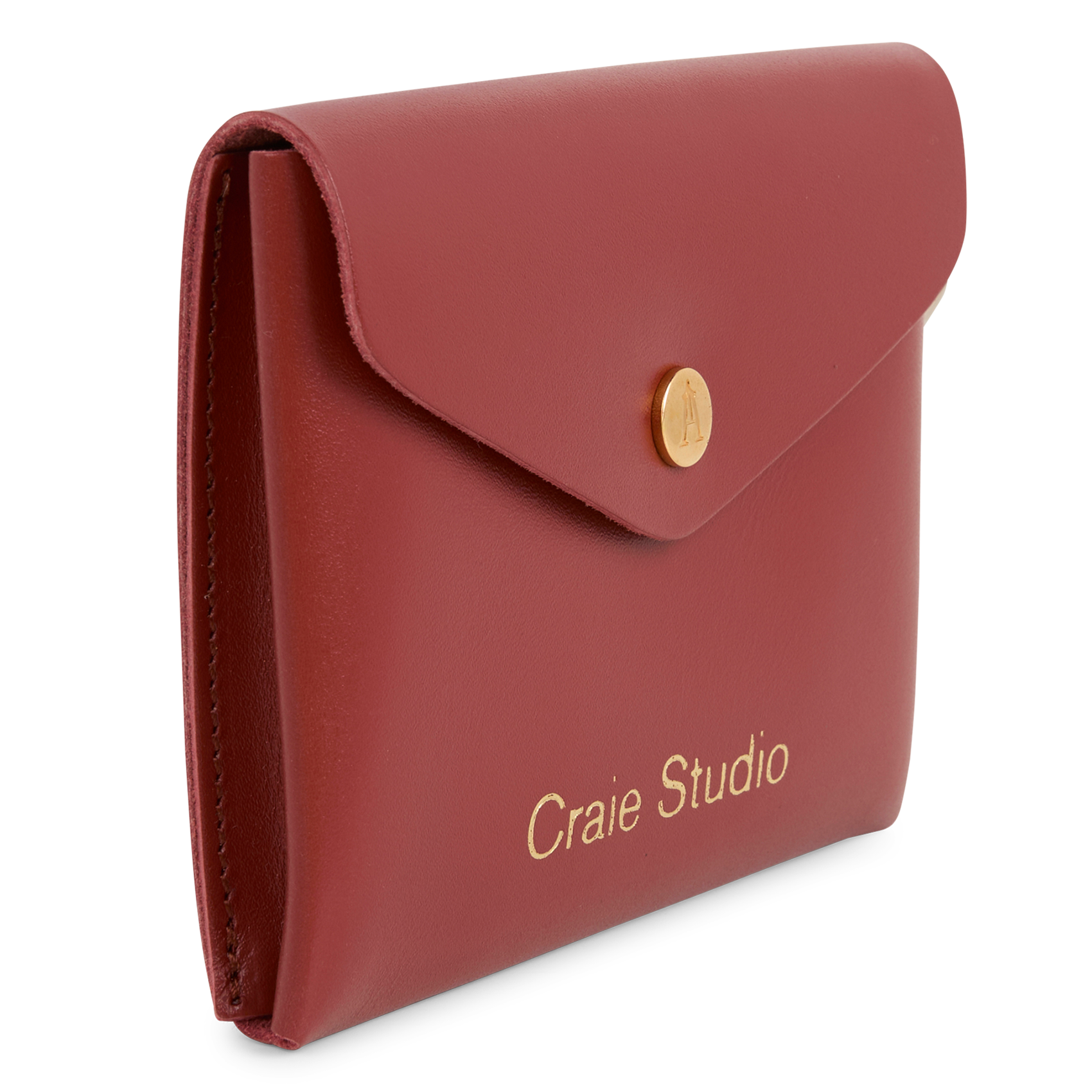 POCHI - Pochette en cuir de vachette | Rouge