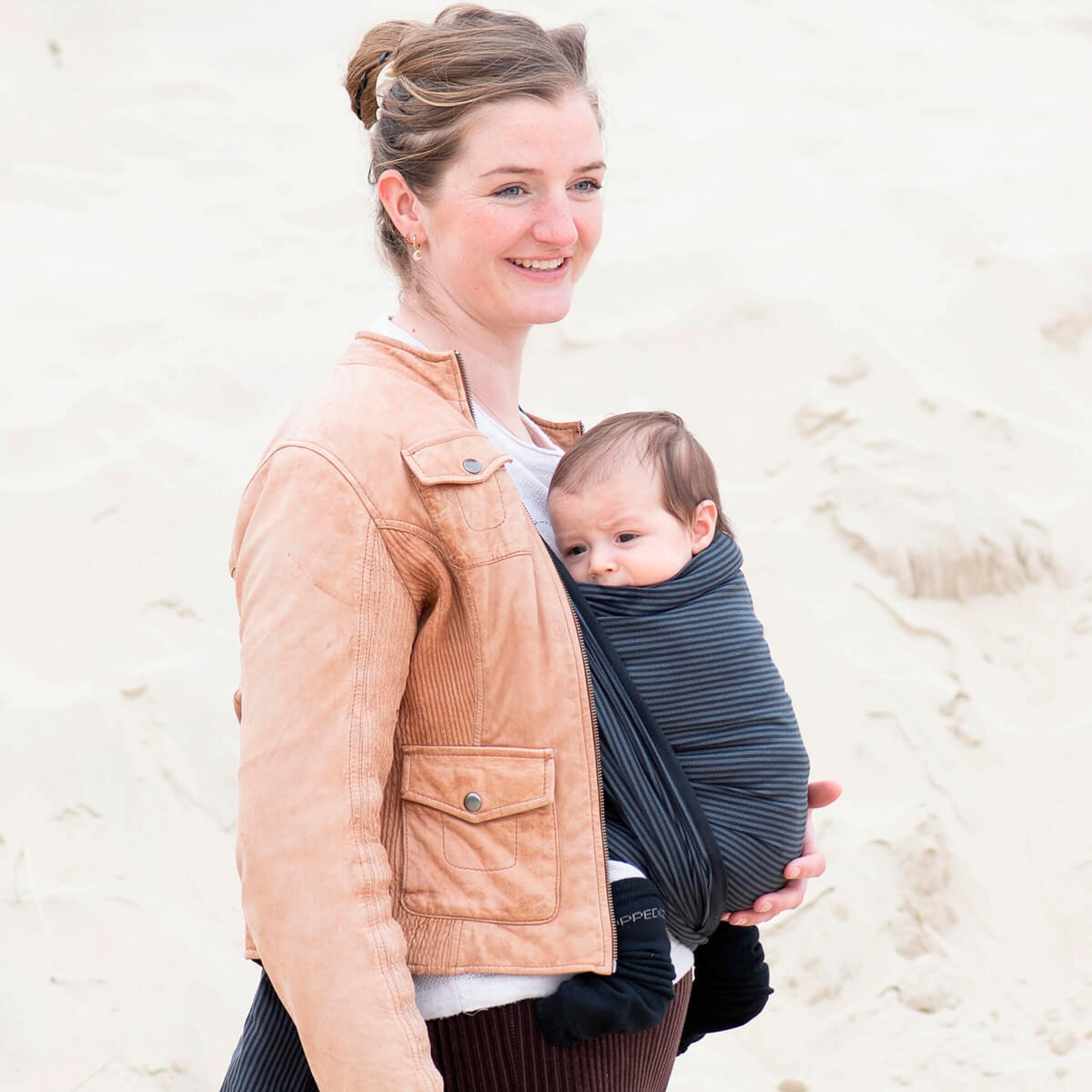HOPPEDIZ® Babytragetuch Gewebtes Tragetuch Mailand