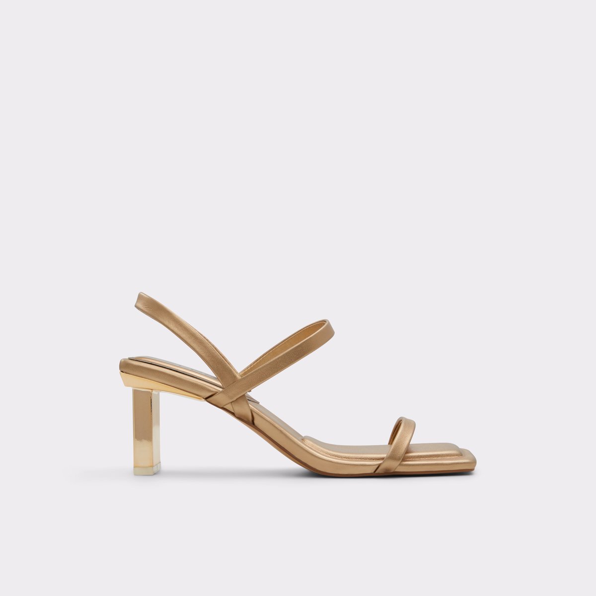 Lokurr Gold Women Heeled sandals