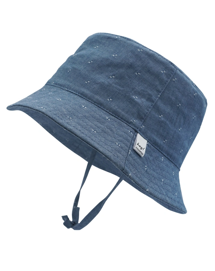 Jeans-Sommerhut WARMER TAG in denim