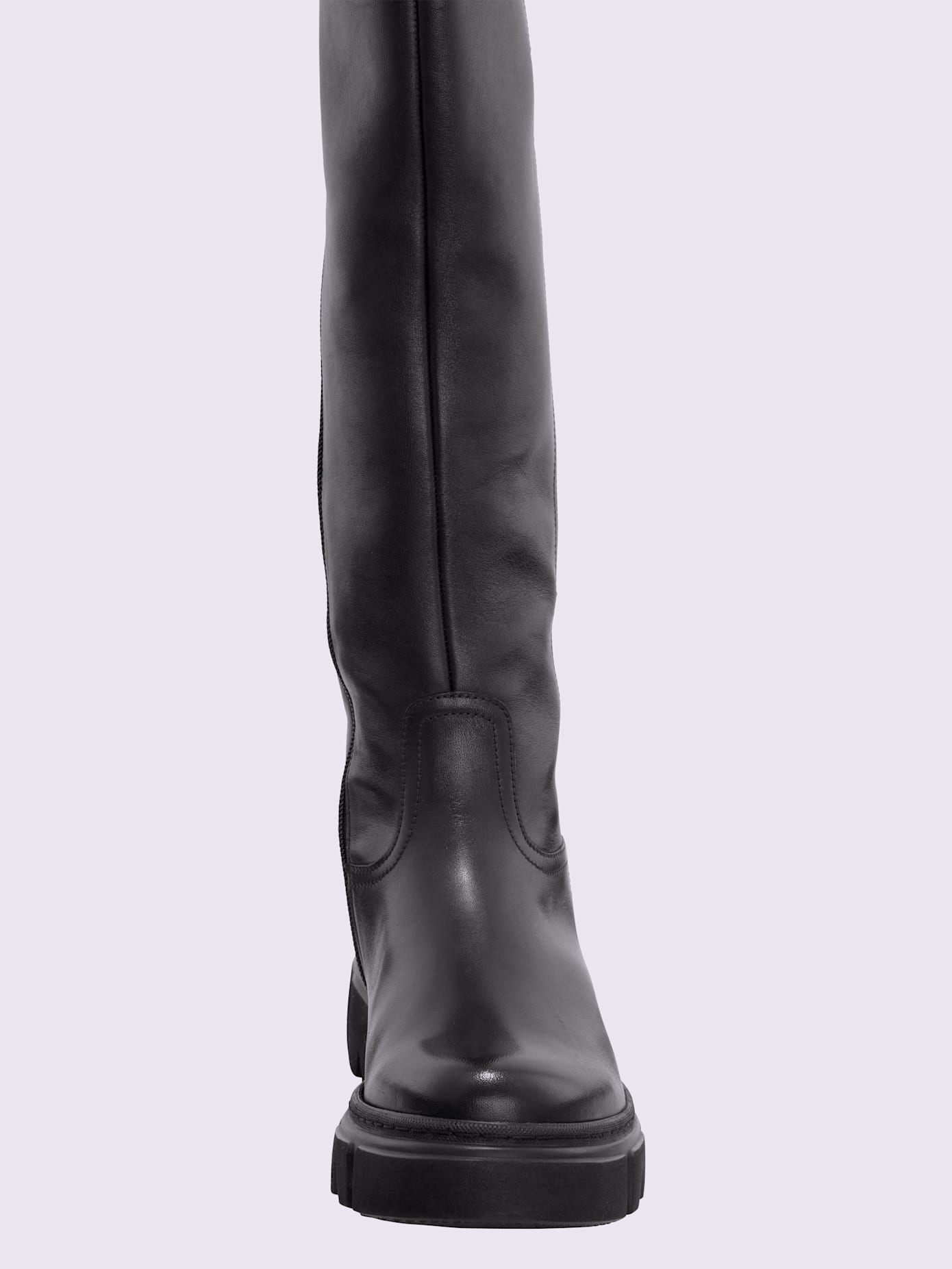 Bottes en cuir nappa d'agneau et de mouton ou cuir nappa de veau