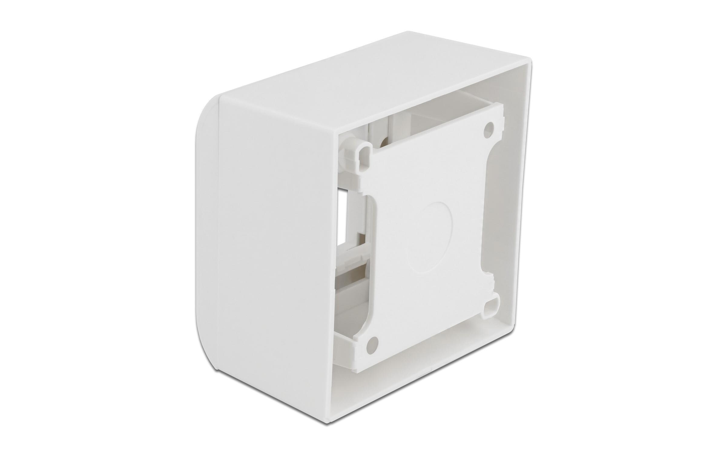 Easy 45 Aufputzgehäuse 82 x 82 mm WeissDelock Aufputzgehäuse für Easy 45 Module 82 x 82 mm, weiss