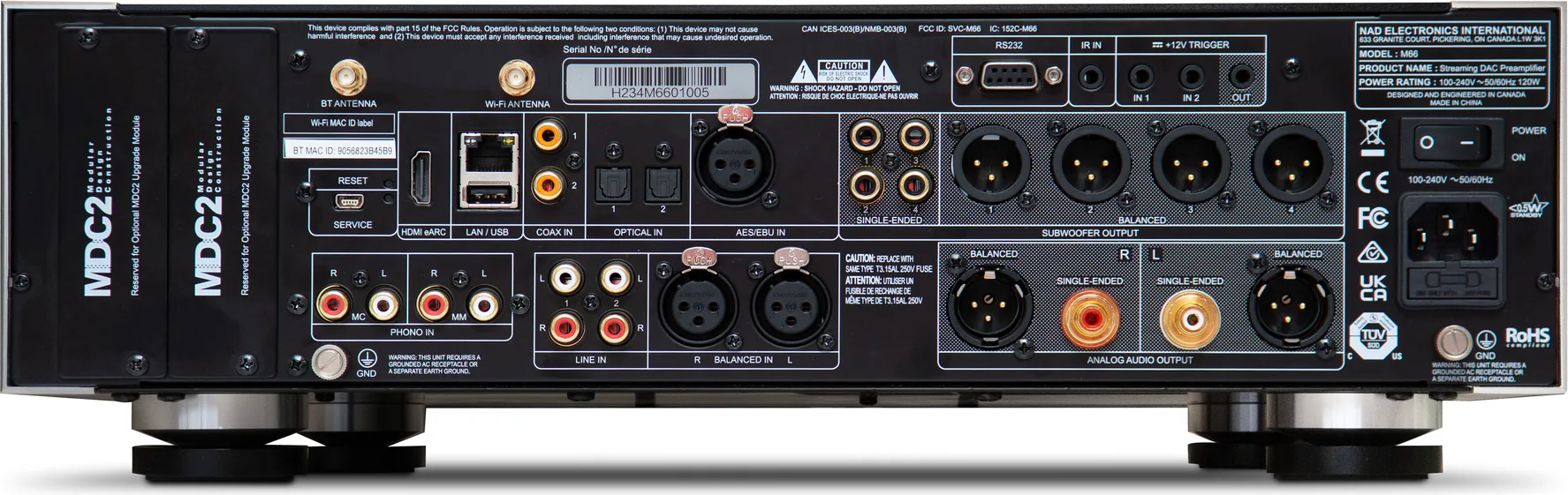 NAD M66   M23 Amplis hi-fi stéréo