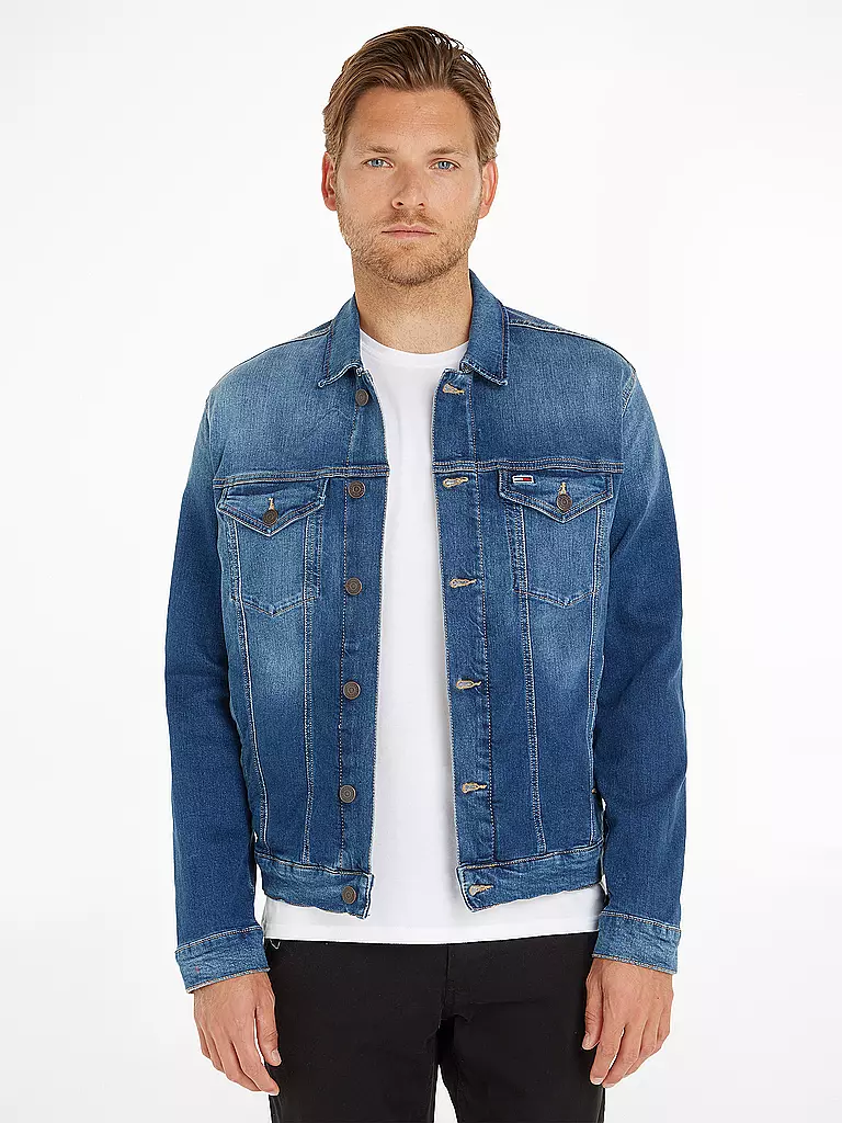 TOMMY JEANS Jeansjacke Trucker  blau