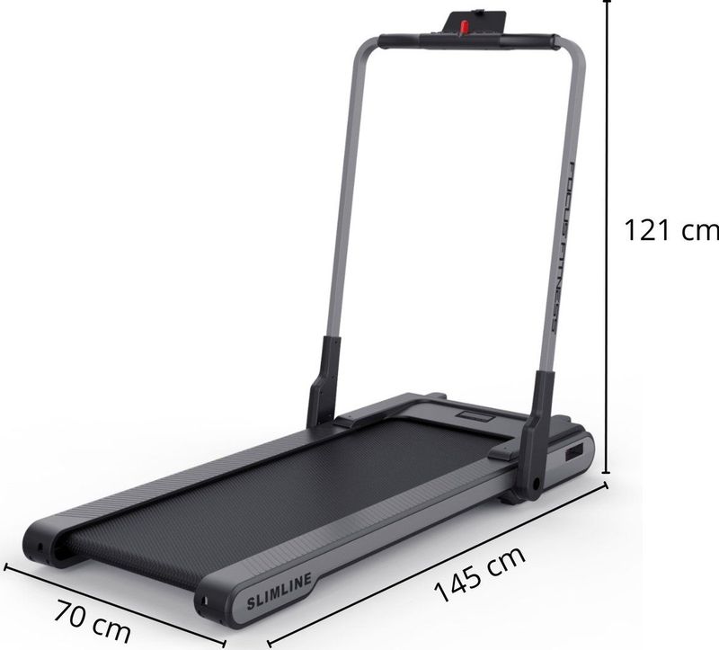 Focus Fitness - Slimline iPlus - Loopband - Zwart - Brushless Motor