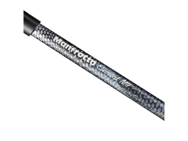 Manfrotto Stativ Element MII Traveler Aluminium – Schwarz Perfekt geeignet für Hobbyfotografen