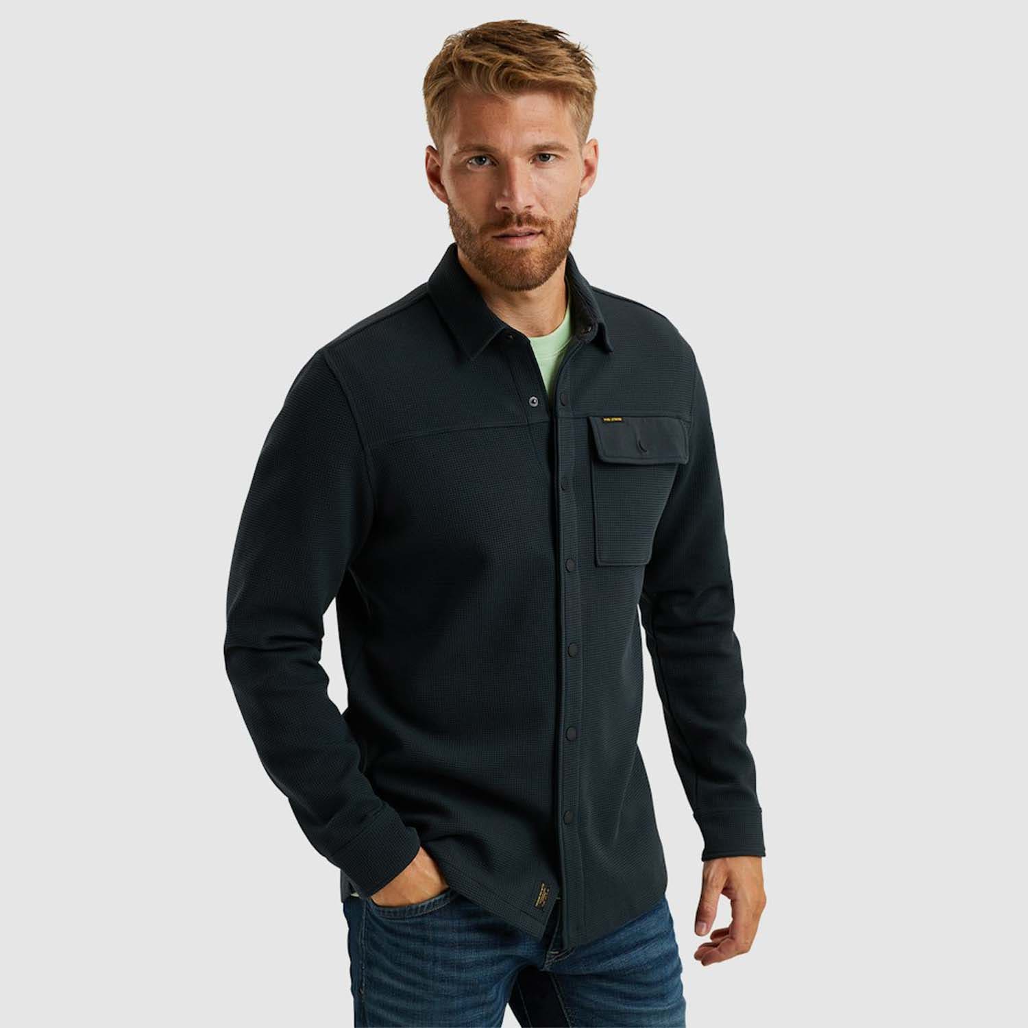 PME Legend  Long Sleeve Shirt Waffle Double Face Jersey