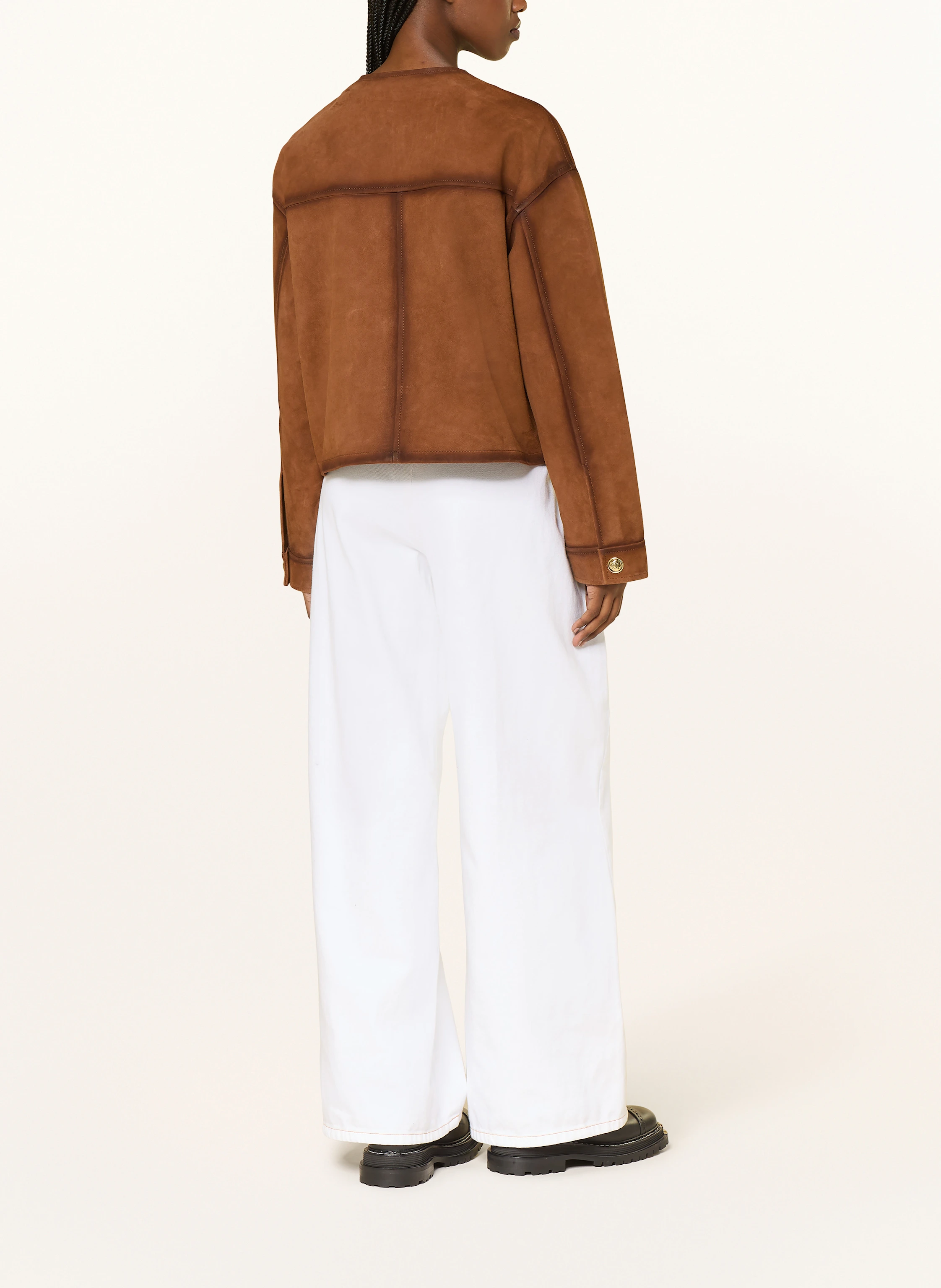 SANDRO Lederjacke