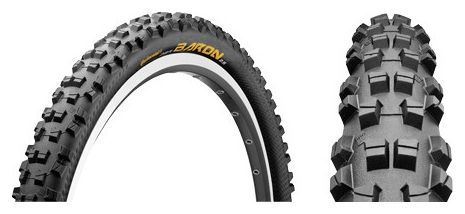 CONTINENTAL Pneu Der Baron 26'' Rigide Apex Black Chili TubeType