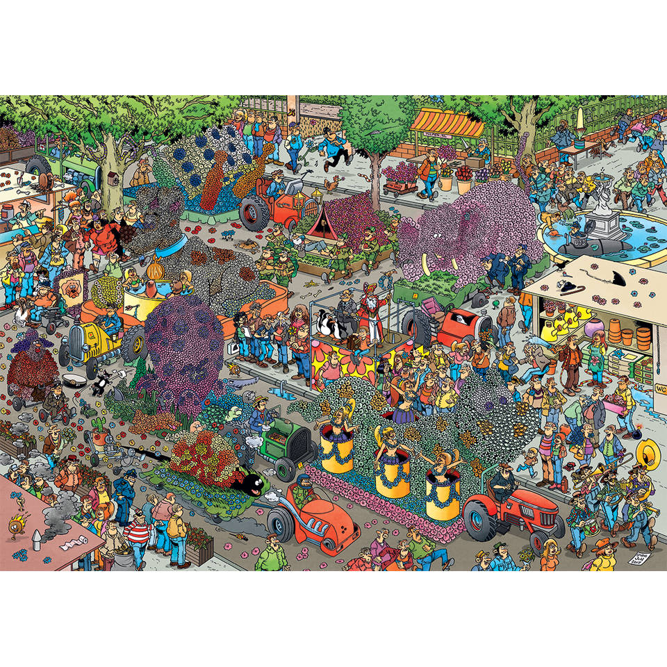 Jumbo Jan van Haasteren puzzel De bloemencorso - 1000 stukjes