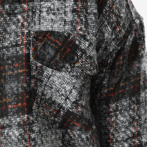 Surchemise A Carreaux KD632 Noir Gris