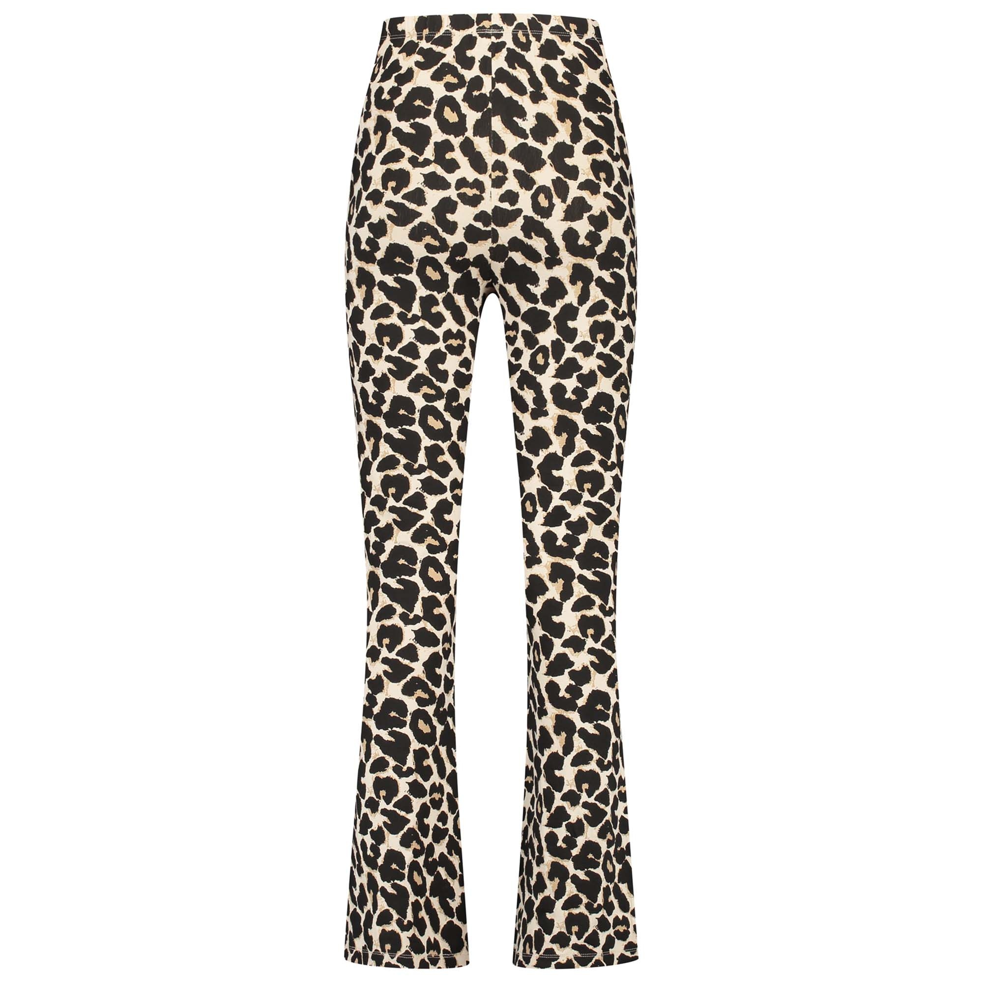 Prénatal zwangerschapsbroek lang dierenprint beige