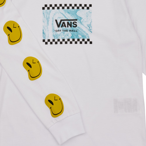 Vans - MARBLE LS - Blanc