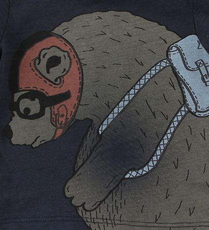 En Fant Bluse - Navy m. Bj?rn