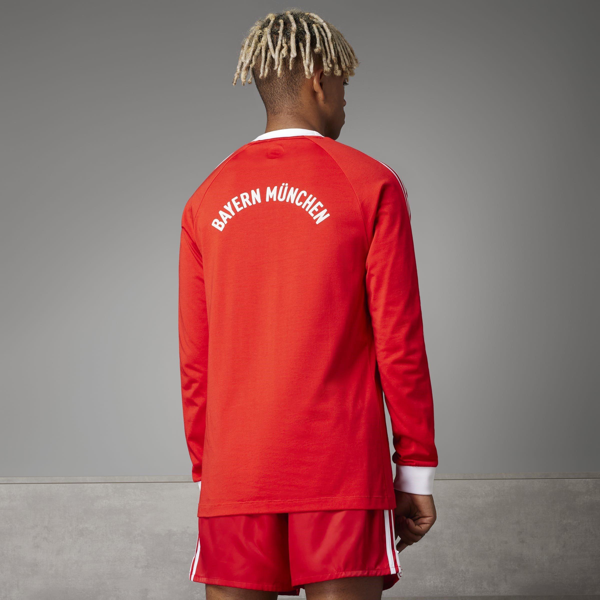 adidas Bayern Originals 70s Long Sleeve Shirt Adults
