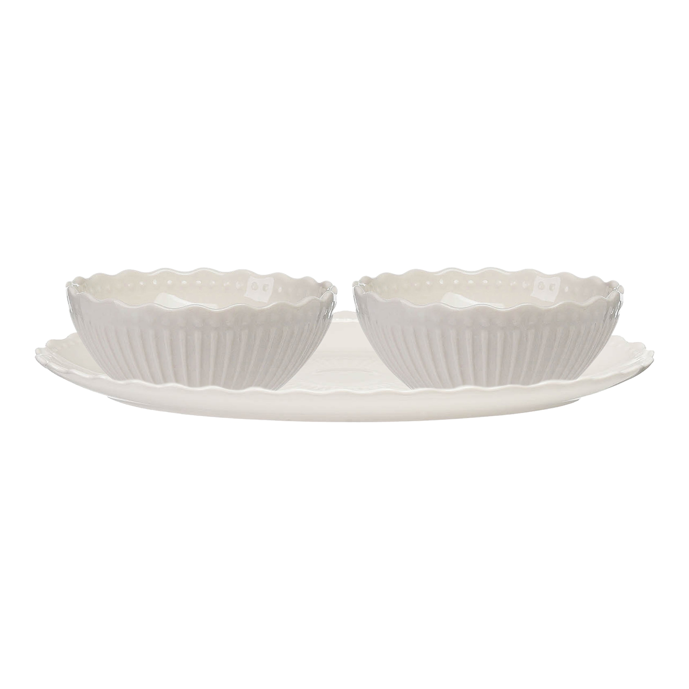 creme, 3-teilig