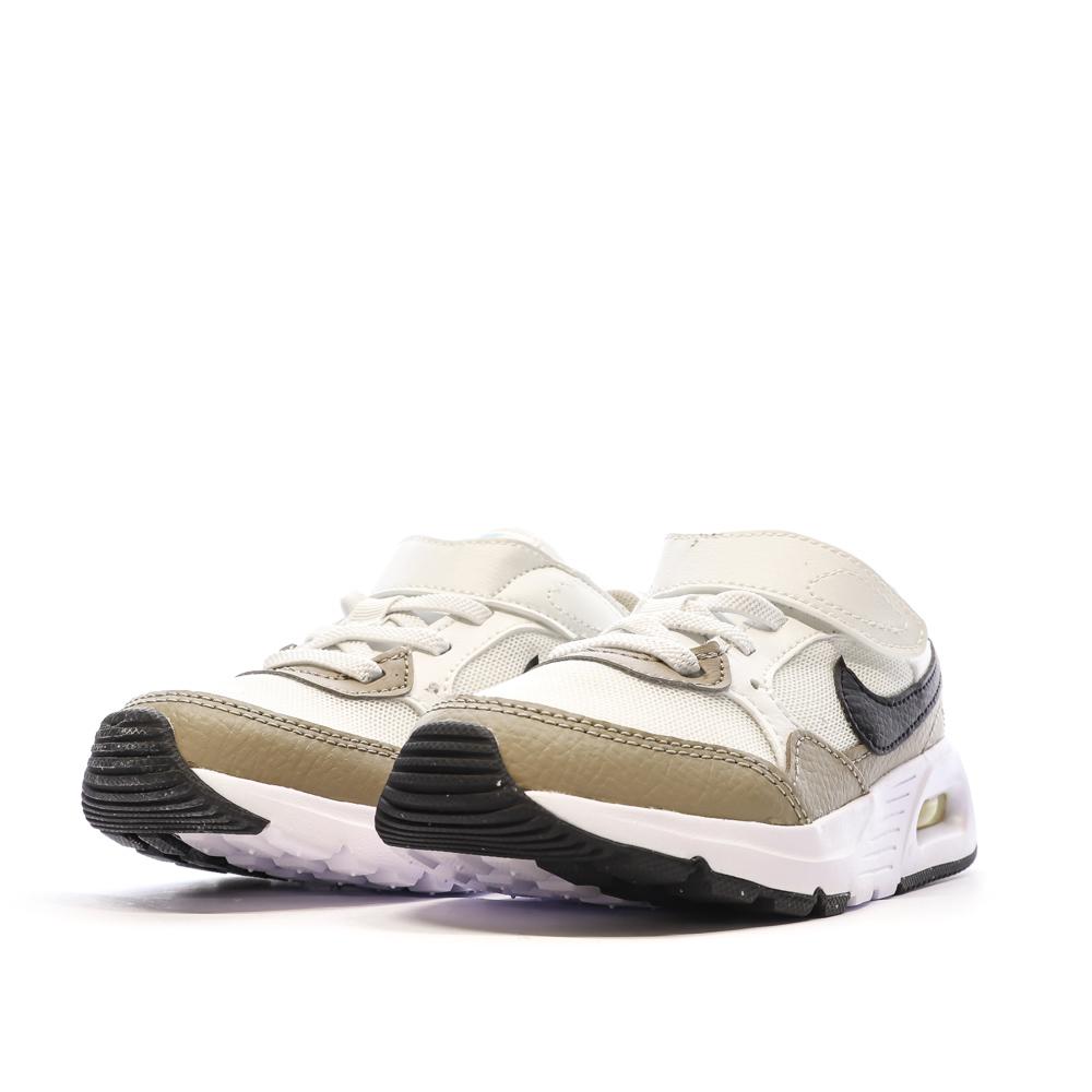Nike Baskets Blanches/Marron Garçon Nike Air Max