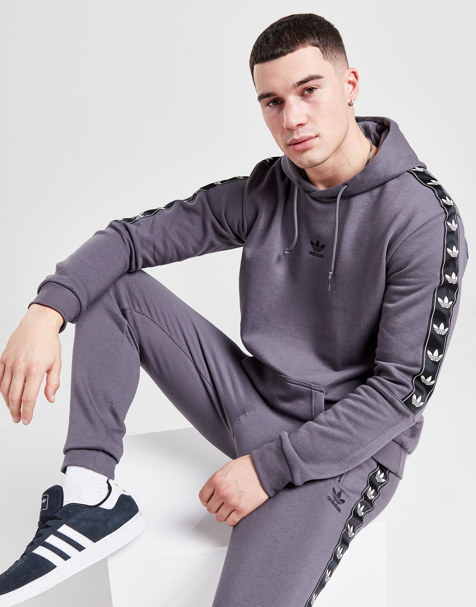 adidas Originals Sweat à capuche Tape Homme