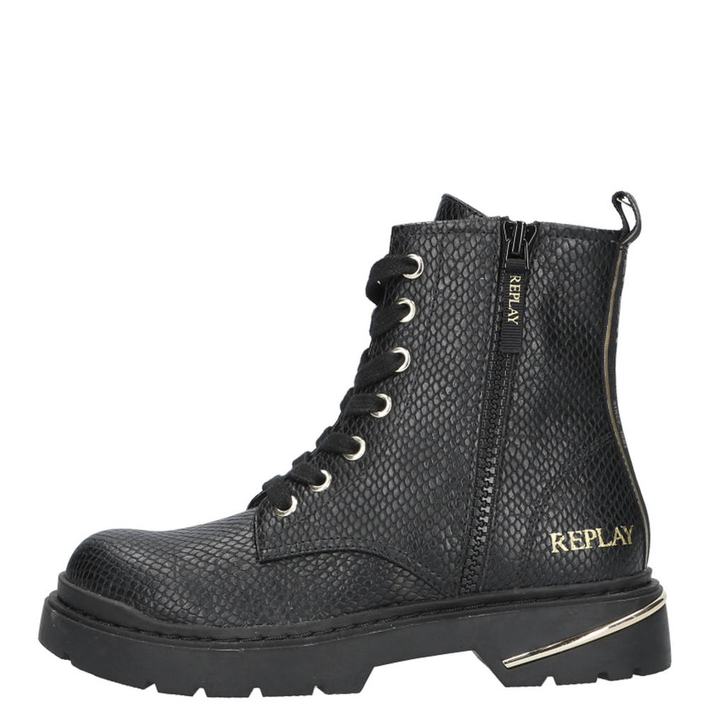 REPLAY Joplin 12aveterboots zwart