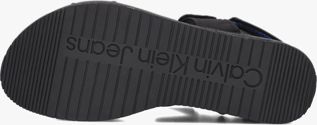CALVIN KLEIN zwarte calvin klein sandalen flatform sandal softny