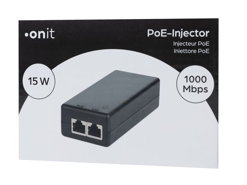 onit PoE Injector 15 W Power-over-Ethernet-Adapter