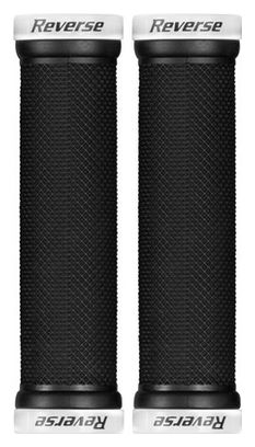 Paire de Grips Reverse Classic 28 mm Noir / Blanc