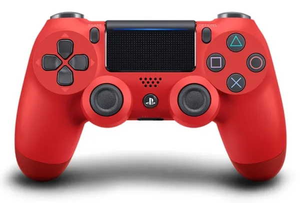 Sony DualShock 4 - Gamepad - trådløs - Bluetooth - magma (rød) - for Sony PlayStation 4