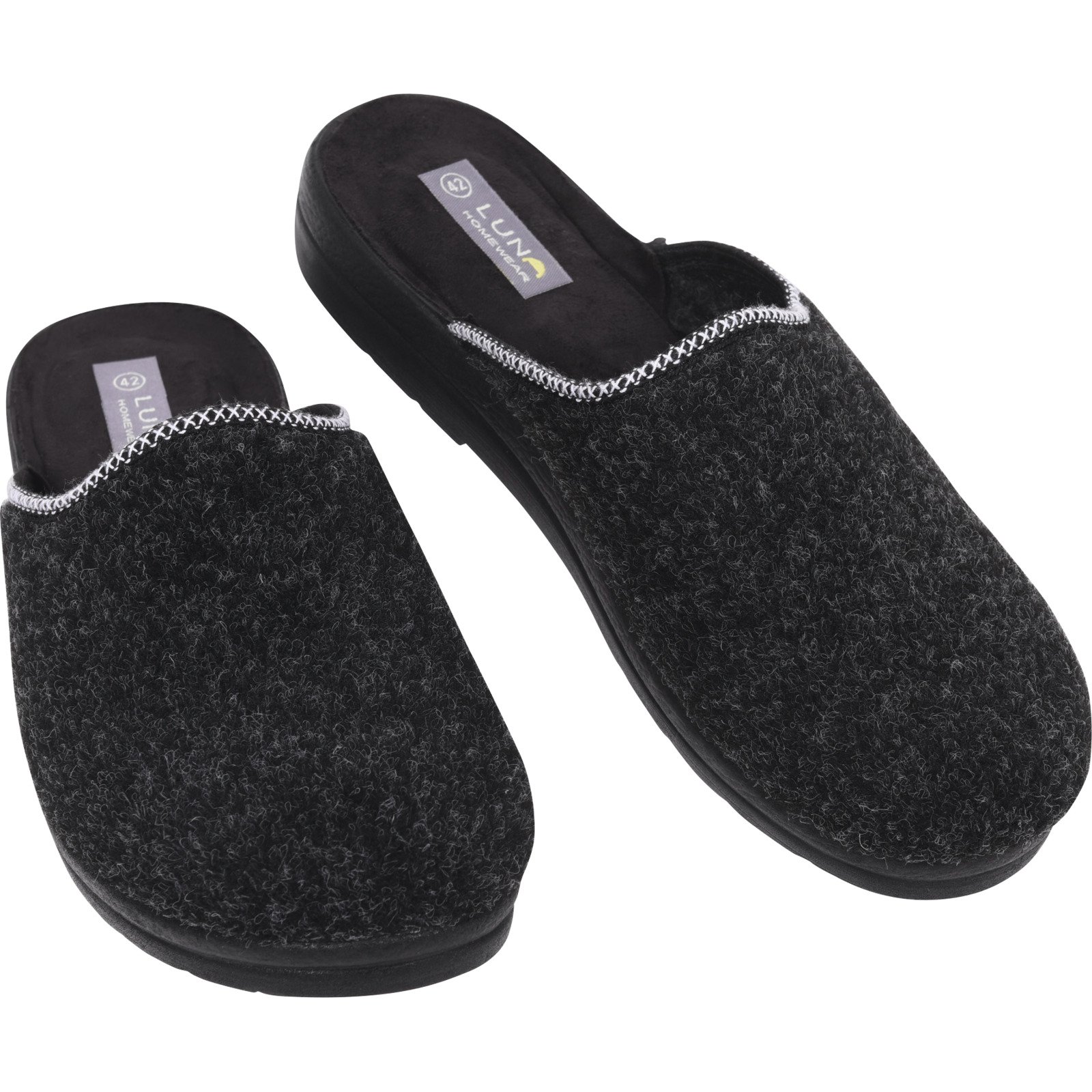 Luna Homewear Hausschuh Hr., 44, schwarz