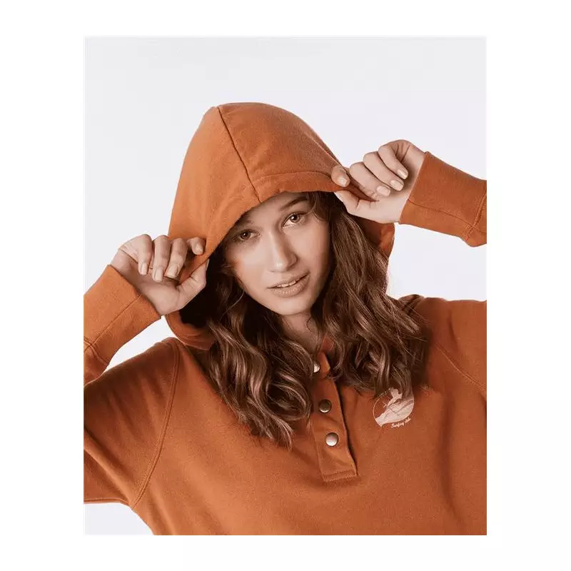 Sweat femme RIPCURL Re-Entry Hood Light Brown