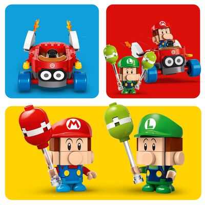 LEGO Super Mario 72034 Mario Kart – Baby Mario mot Baby Luigi