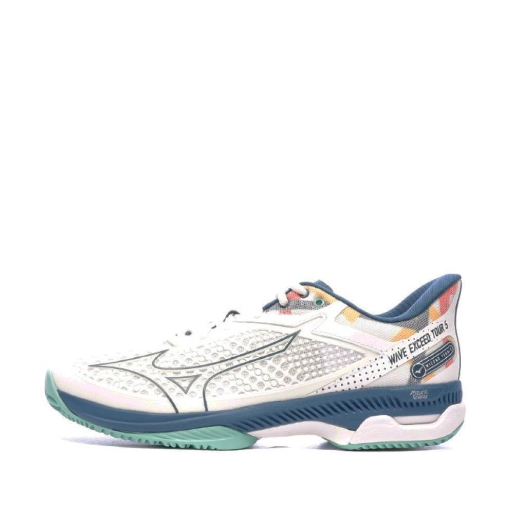 Mizuno Chaussure de Padel Blanche Homme Mizuno Wave Exceed Tour 5 Cc