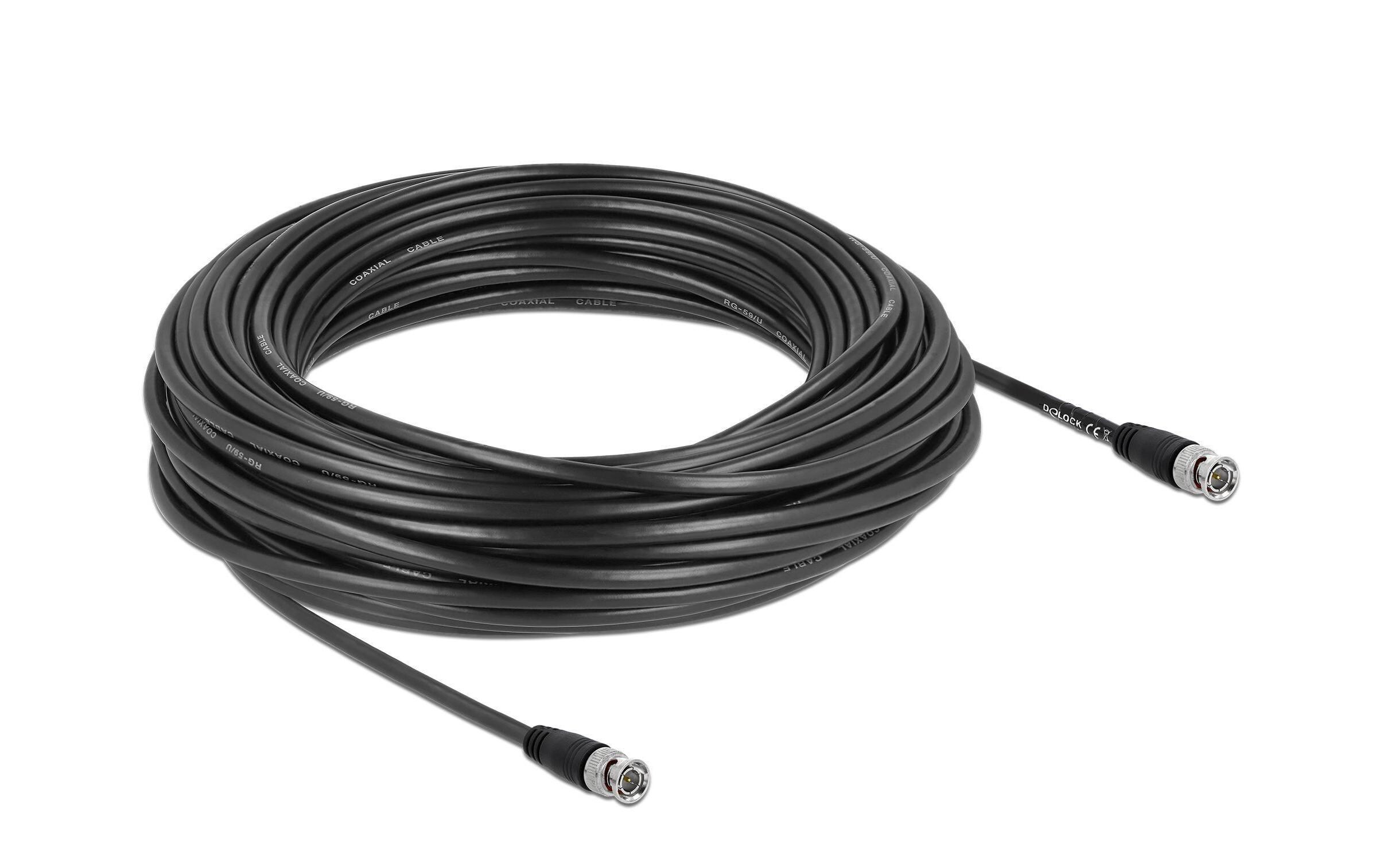 Kabel BNC - BNC, 25 mDelock Kabel BNC Stecker zu BNC Stecker 25 m