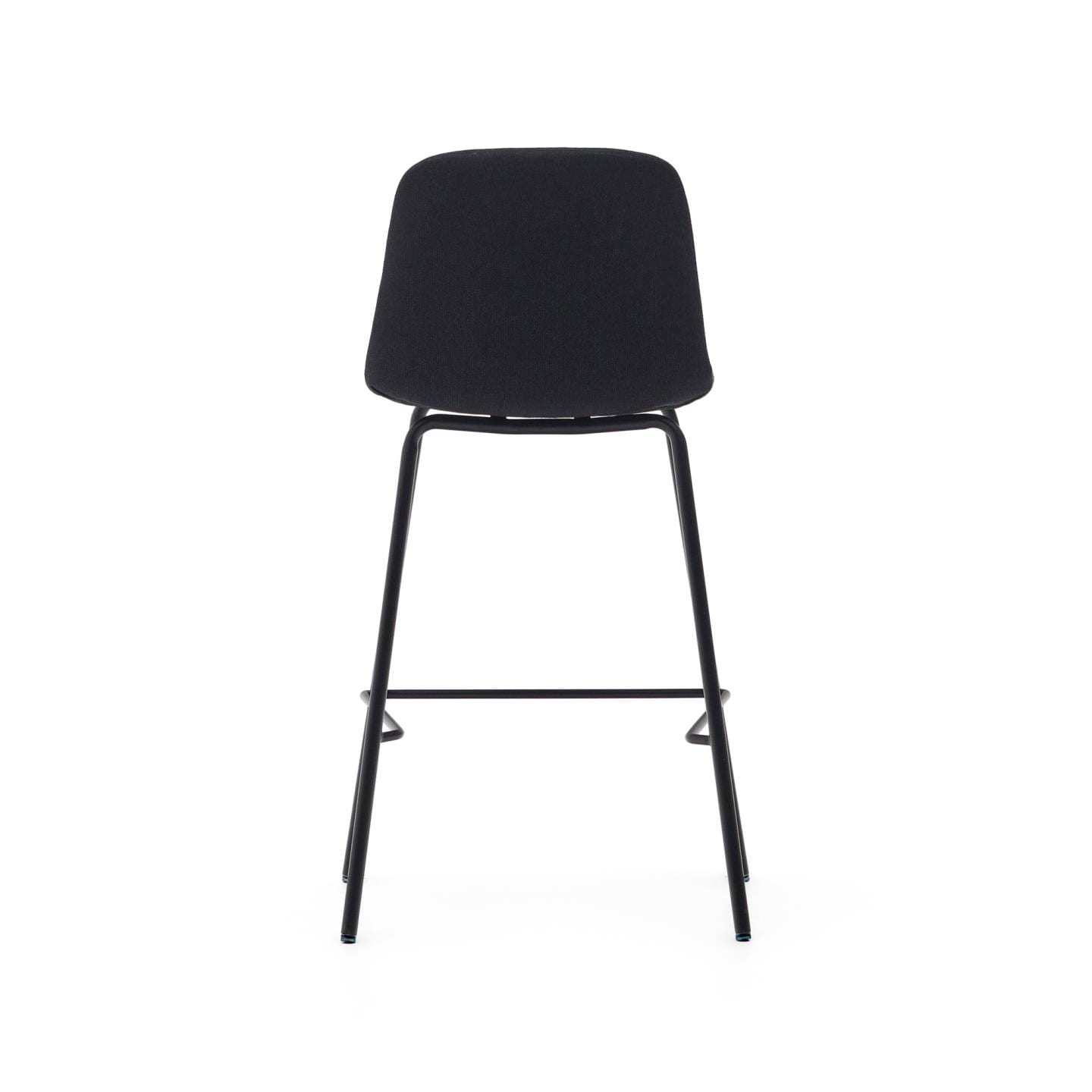 Kave Home Barhocker ZUNILDA schwarz/mattschwarz