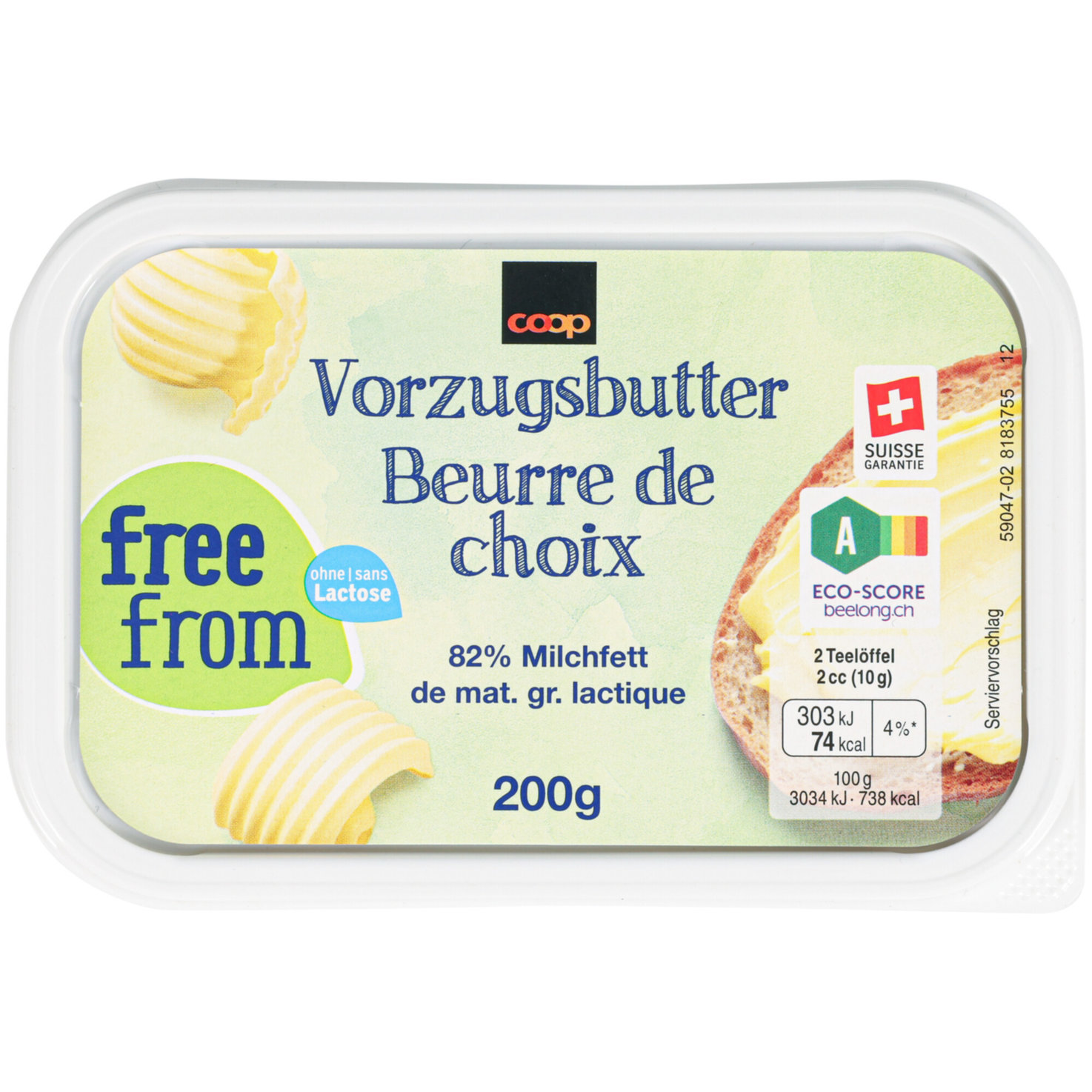 Free From Vorzugsbutter lactosefrei