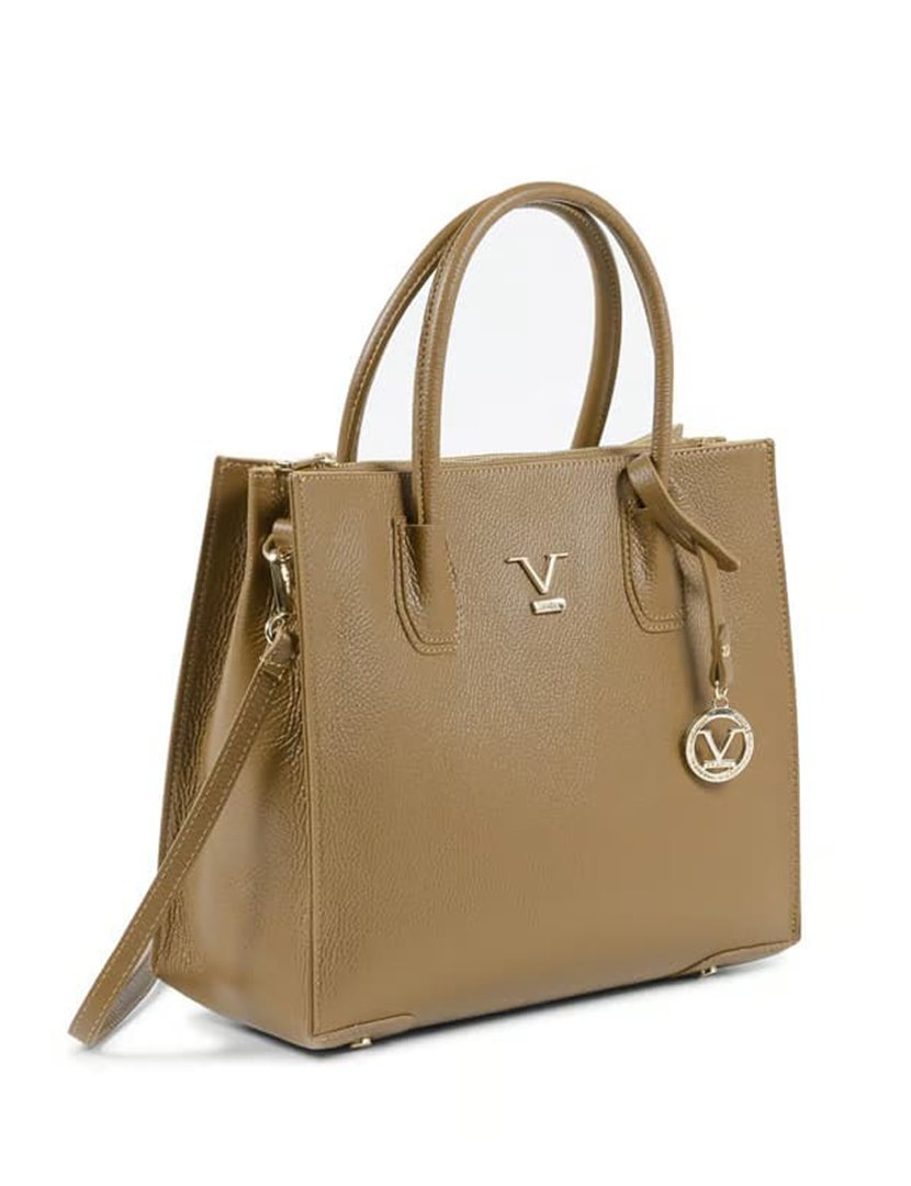 19V69 Italia Be10275 52 Dollar Brown Handbag for Women