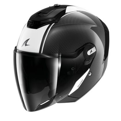 Casque Shark RS JET CARBON SKIN - Noir / Blanc