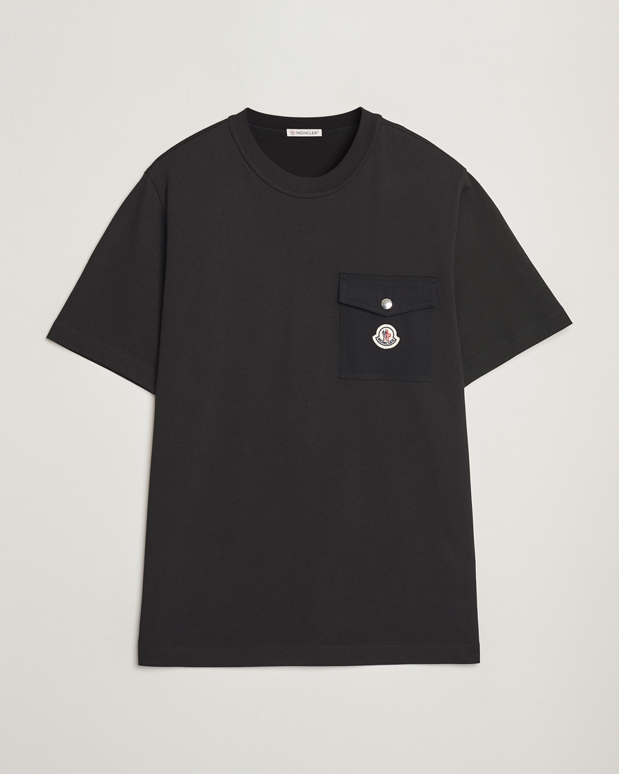 Moncler Chest Pocket T-Shirt Black